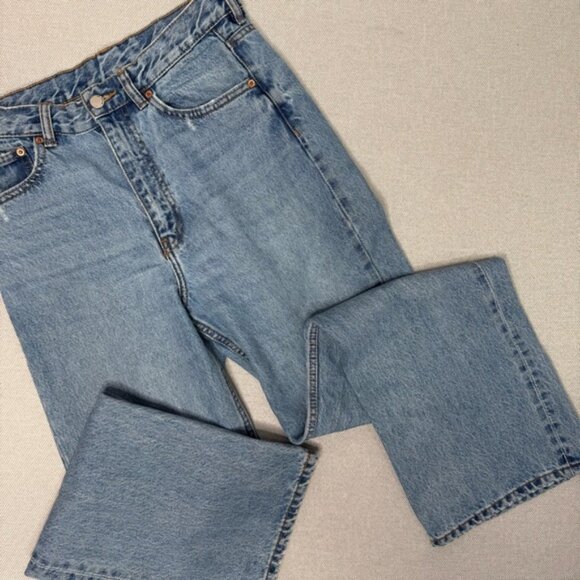 Dr Denim Revolve Cotton Echo Blue Jay Wide Leg Size 29 - Picture 7 of 8